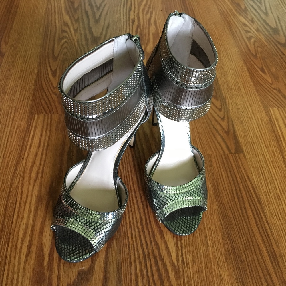 Vince Camuto Silver Heels
